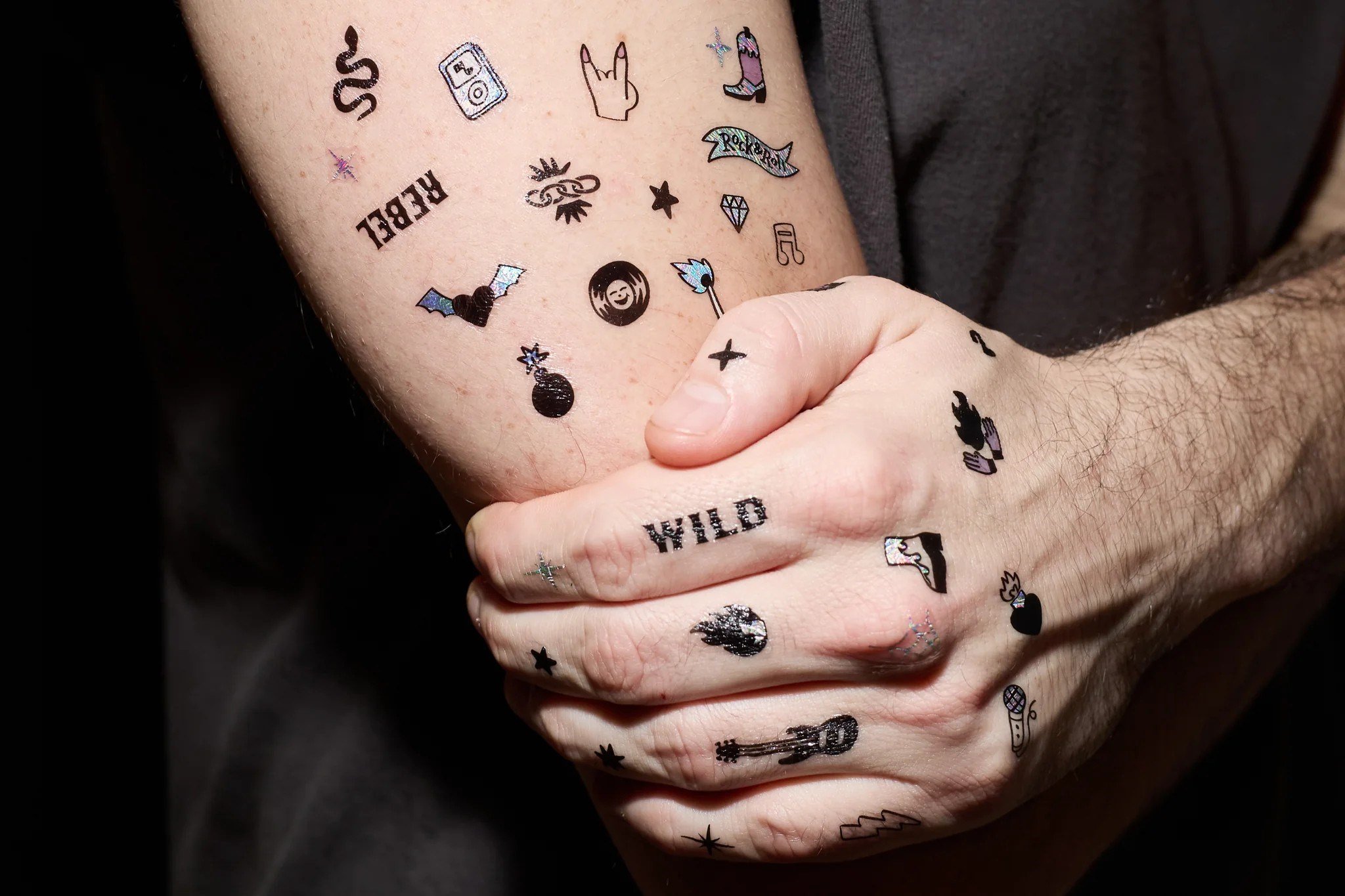 OMY Flash Tattoos Geçici Dövme - Wild Rebel