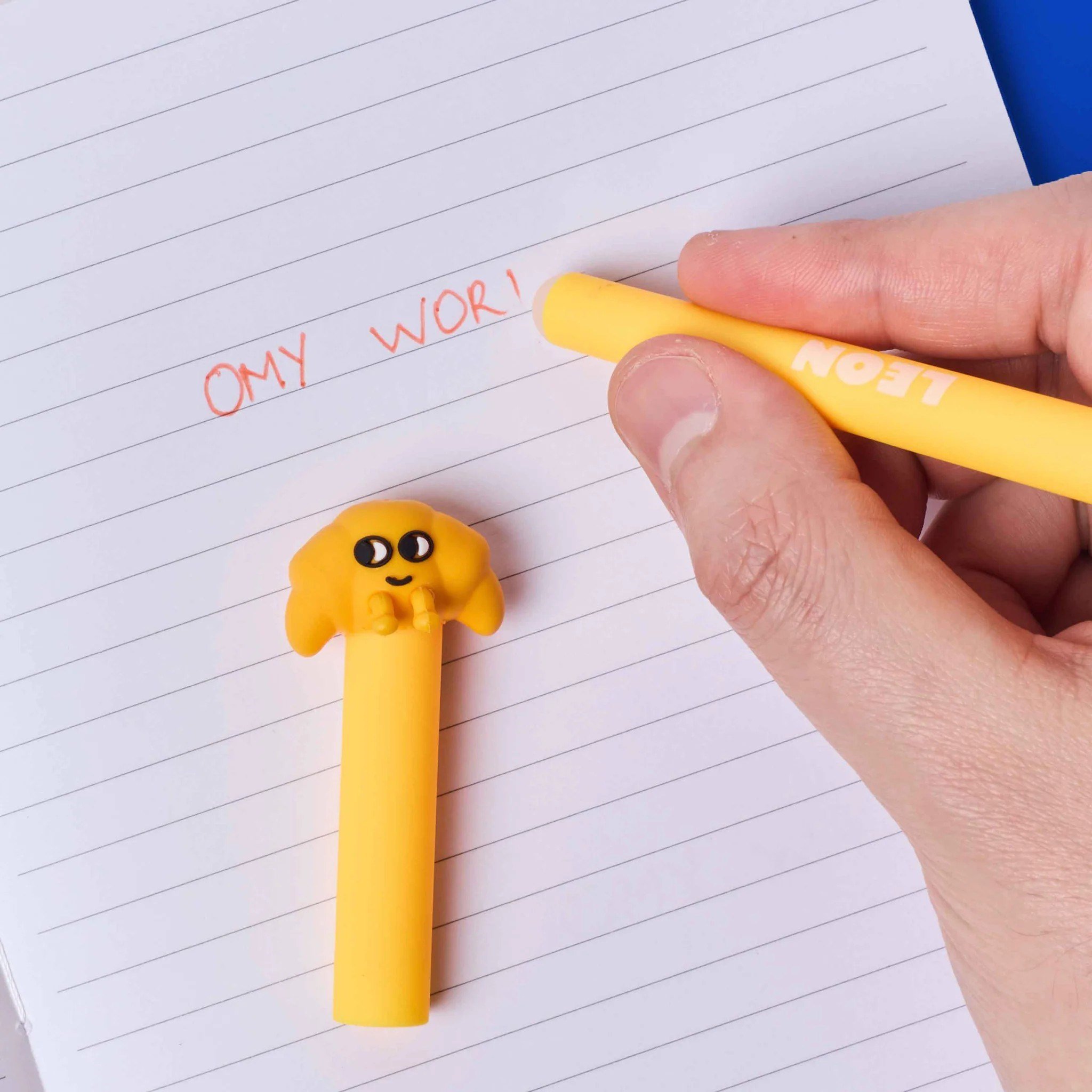 OMY Pen Buddies Silinebilir Kalem - Leon