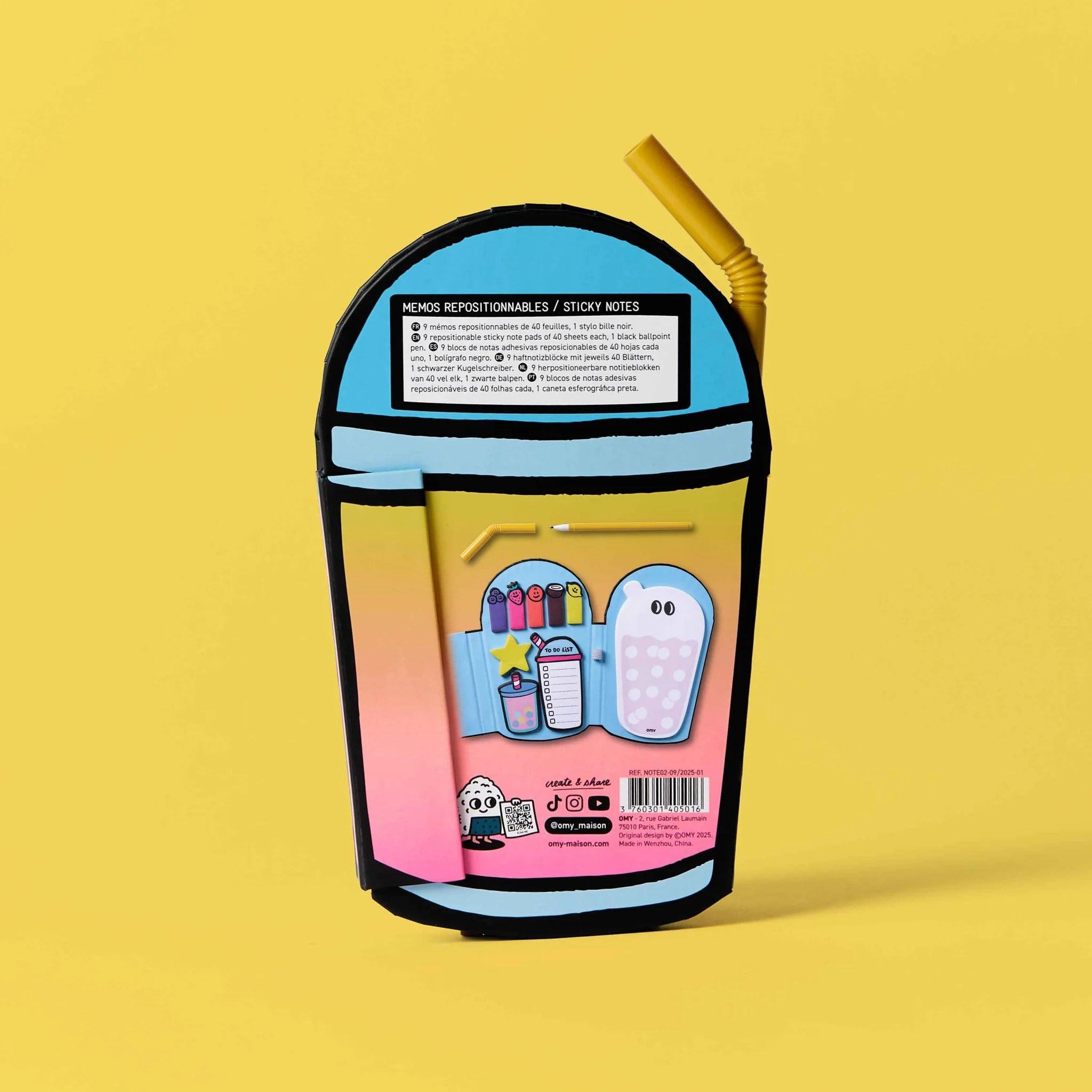 OMY Sticky Notes Yapışkanlı Not Seti- Bubble