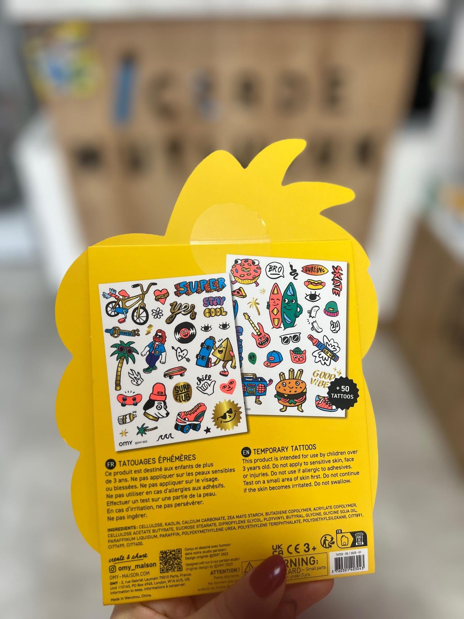 OMY Tattoos Geçici Dövme - Surf & Skate