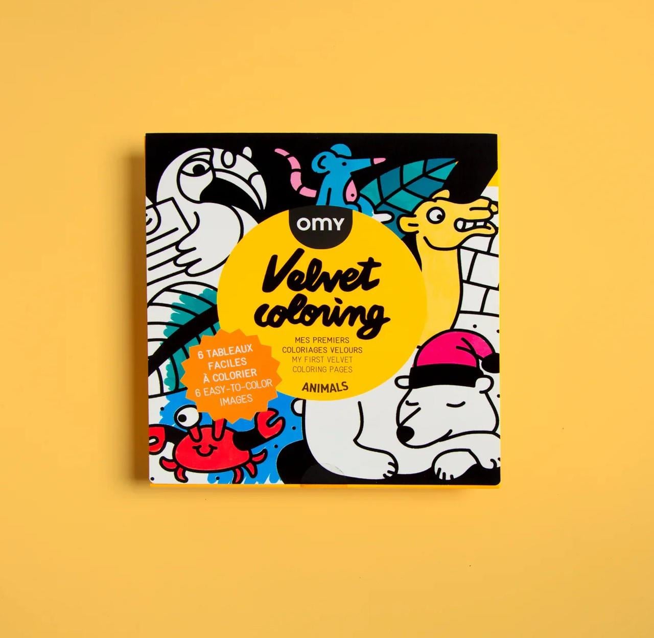 OMY Velvet Coloring - Animals