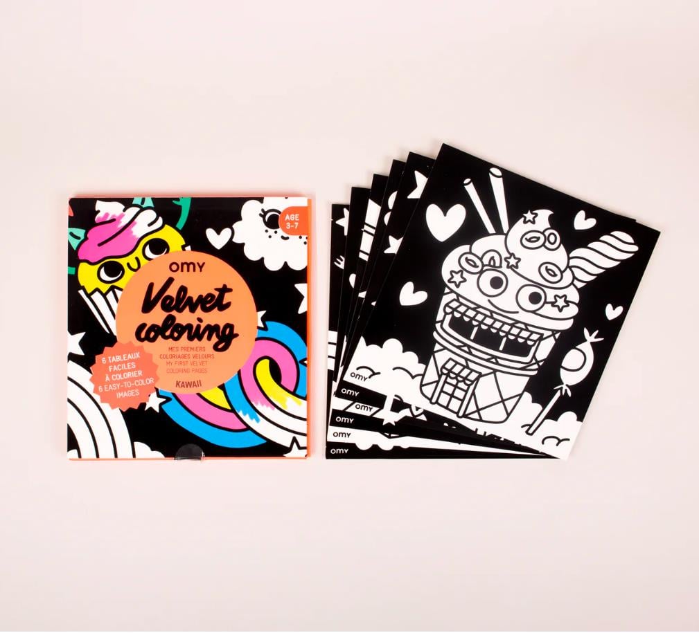 OMY Velvet Coloring / İlk Boyamalarım - Kawaii