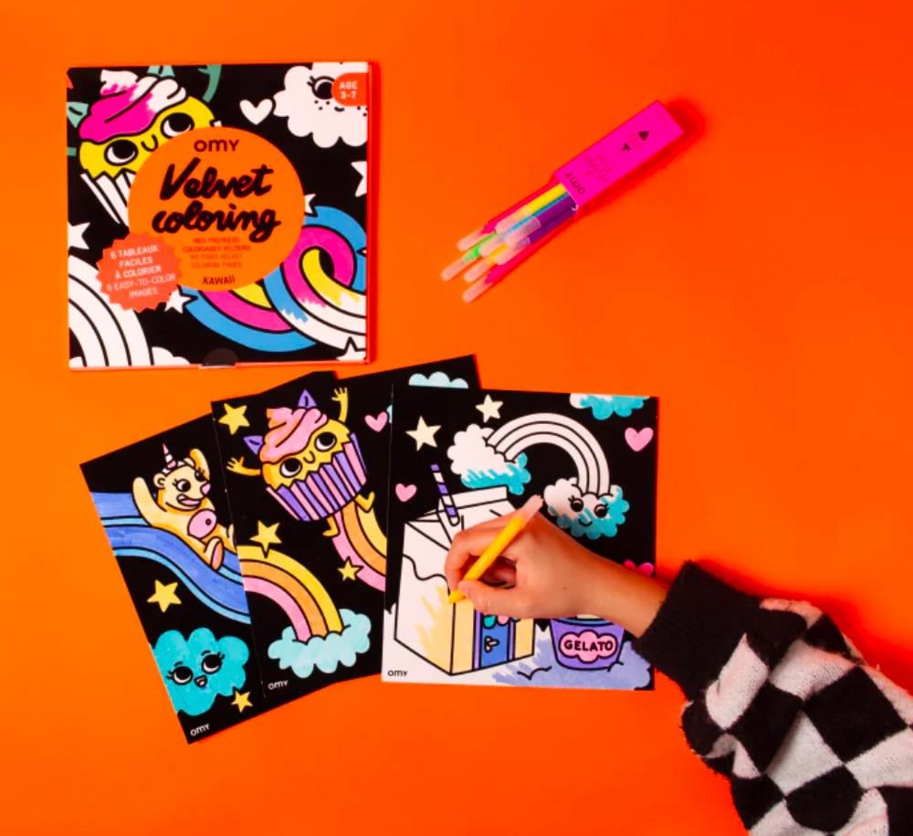 OMY Velvet Coloring / İlk Boyamalarım - Kawaii