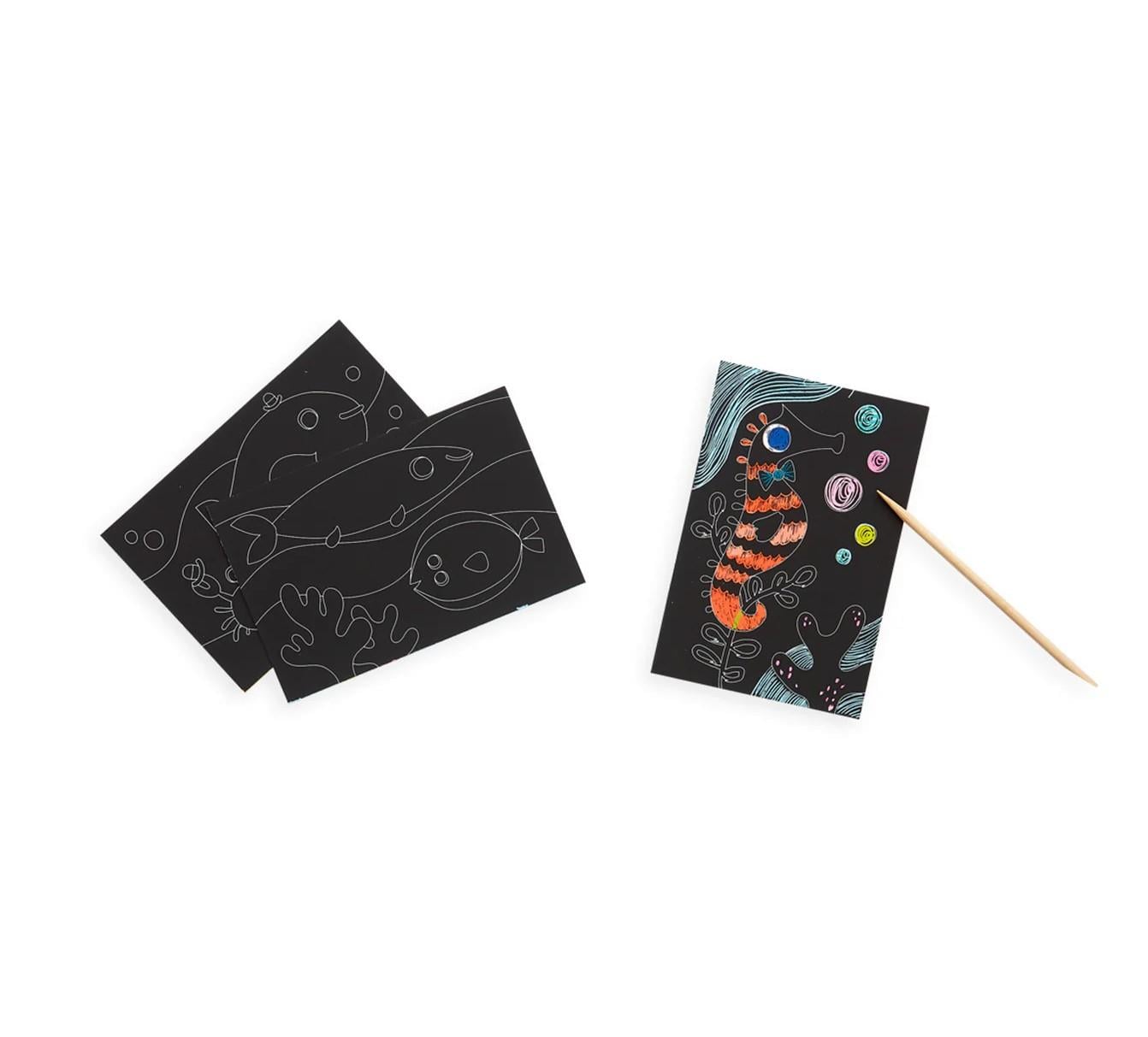 Ooly Mini Scratch & Scribble - Friendly Fish