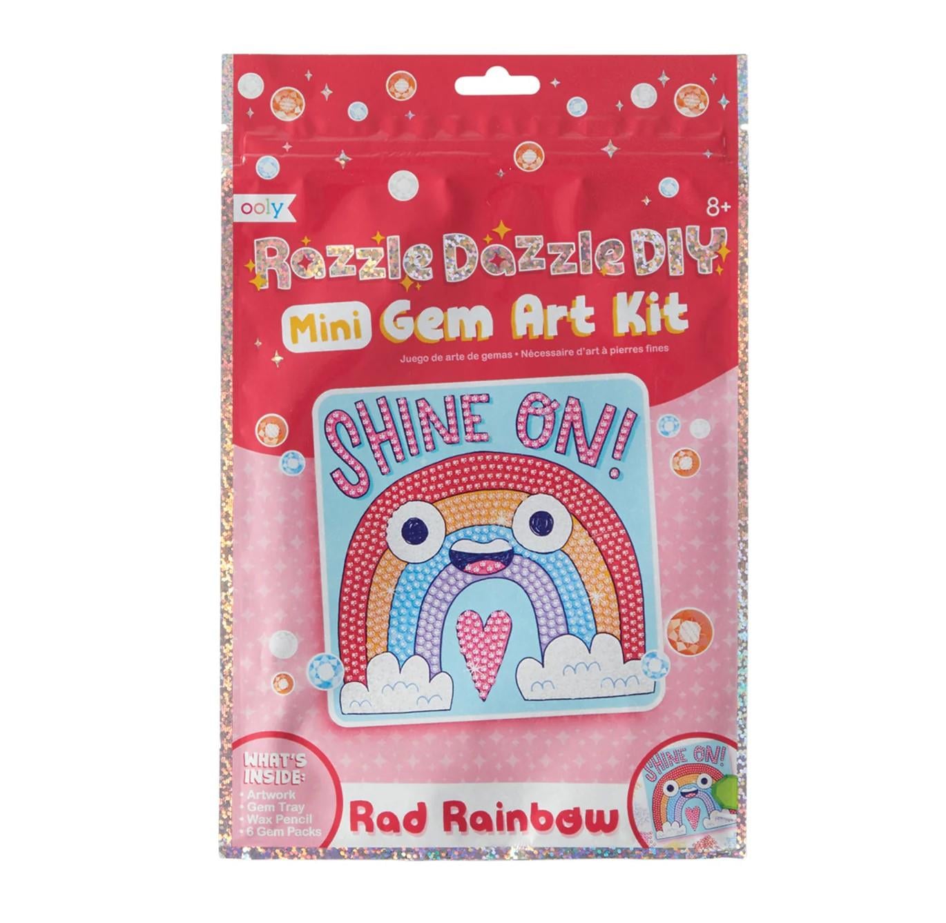 Ooly Razzle Dazzle Mini Kristal Sanat Seti - Rad Rainbow