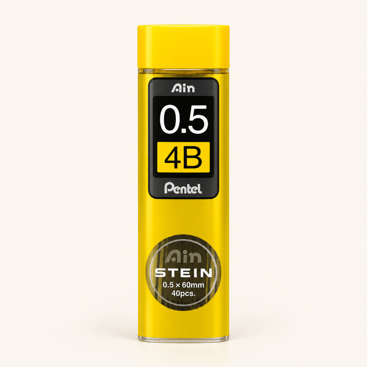 Pentel Ain Stein 0.5 mm 4B 40'lı Versatil Kalem Ucu 