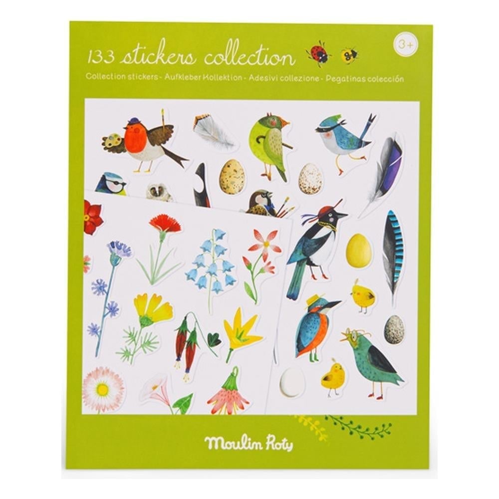 Pochette stickers Le botaniste Le Jardin du Moulin