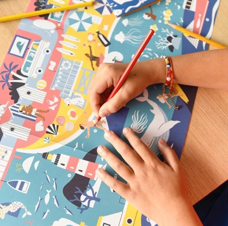 Poppik - Sea Side Boyama Posteri