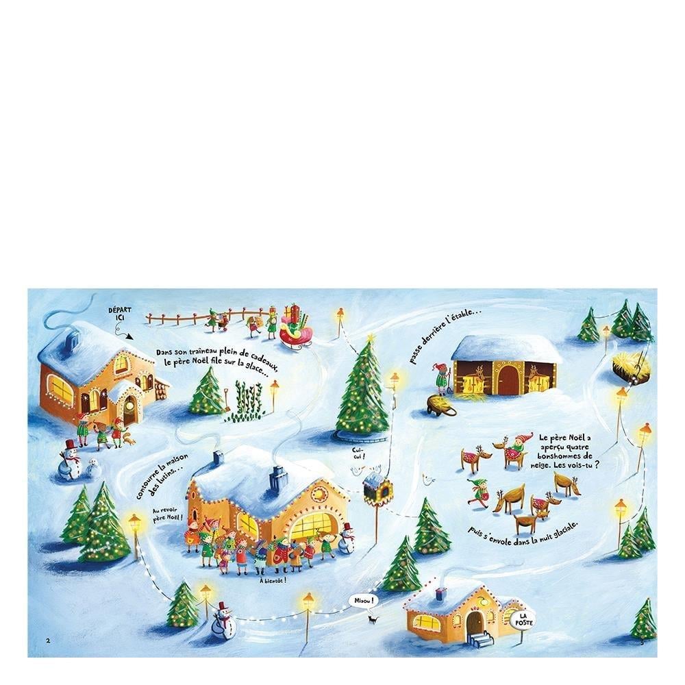Santa's Christmas Journey With Wind-Up Sleigh