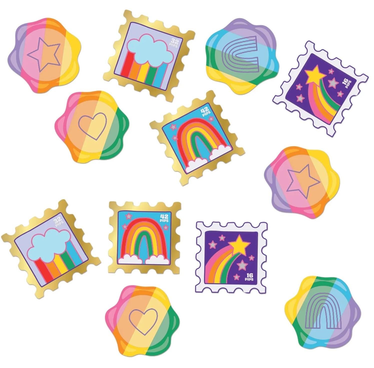 Stamped&Sealed Sticker Confetti
