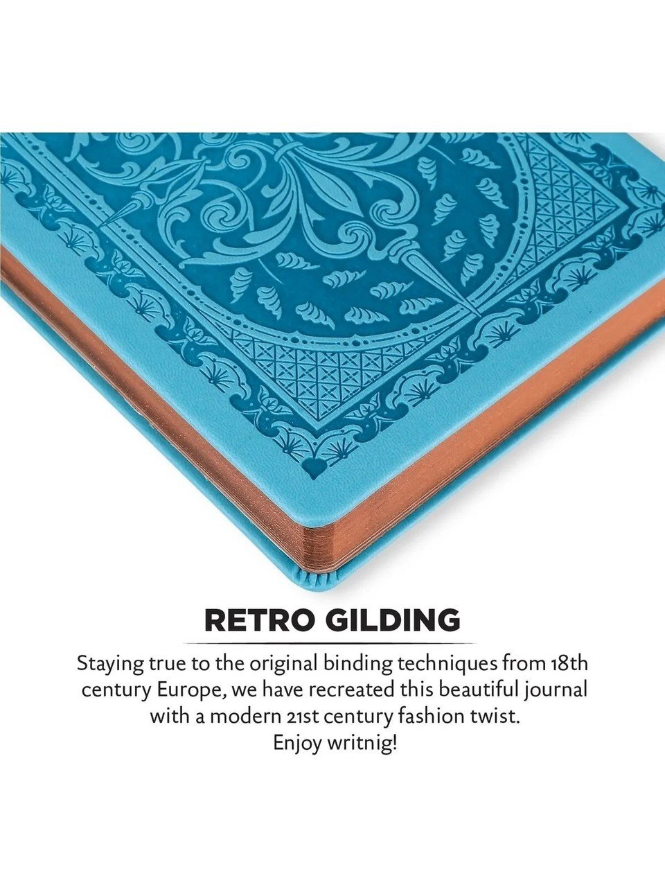 Victoria's Journals Defter Açık Mavi Aqua
