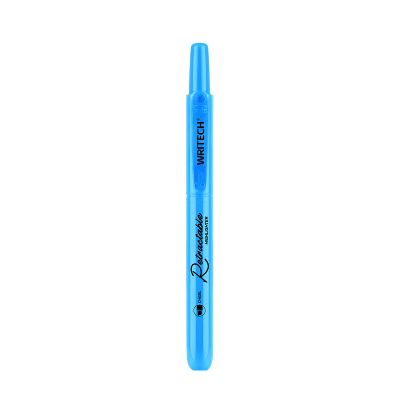 WRITECH BASMALI FOSFORLU KALEM NEON MAVİ