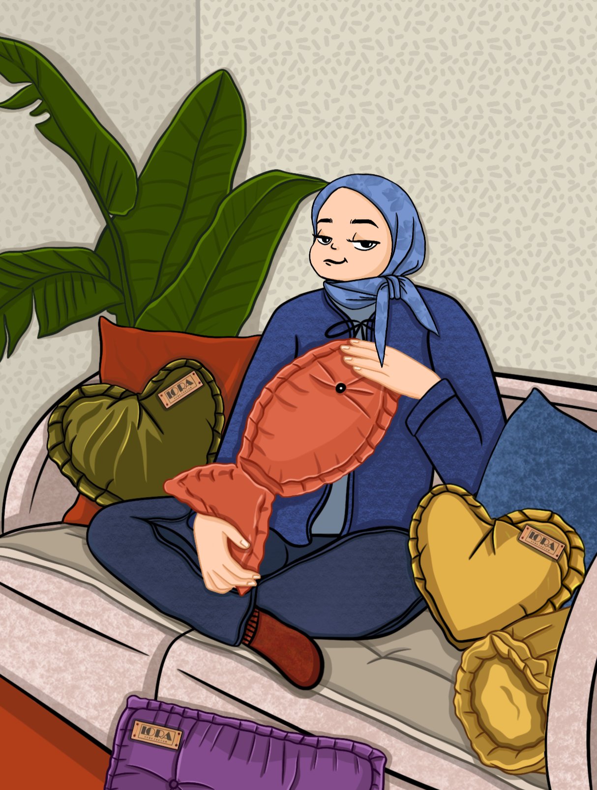 Dekoratif Balık Kırlent