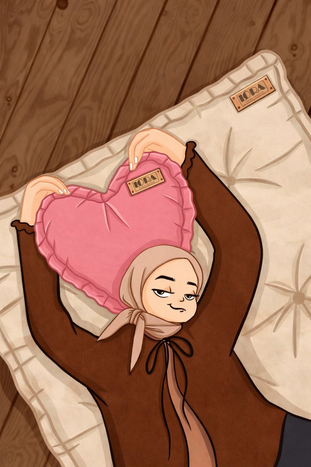 Dekoratif Kalp Kırlent