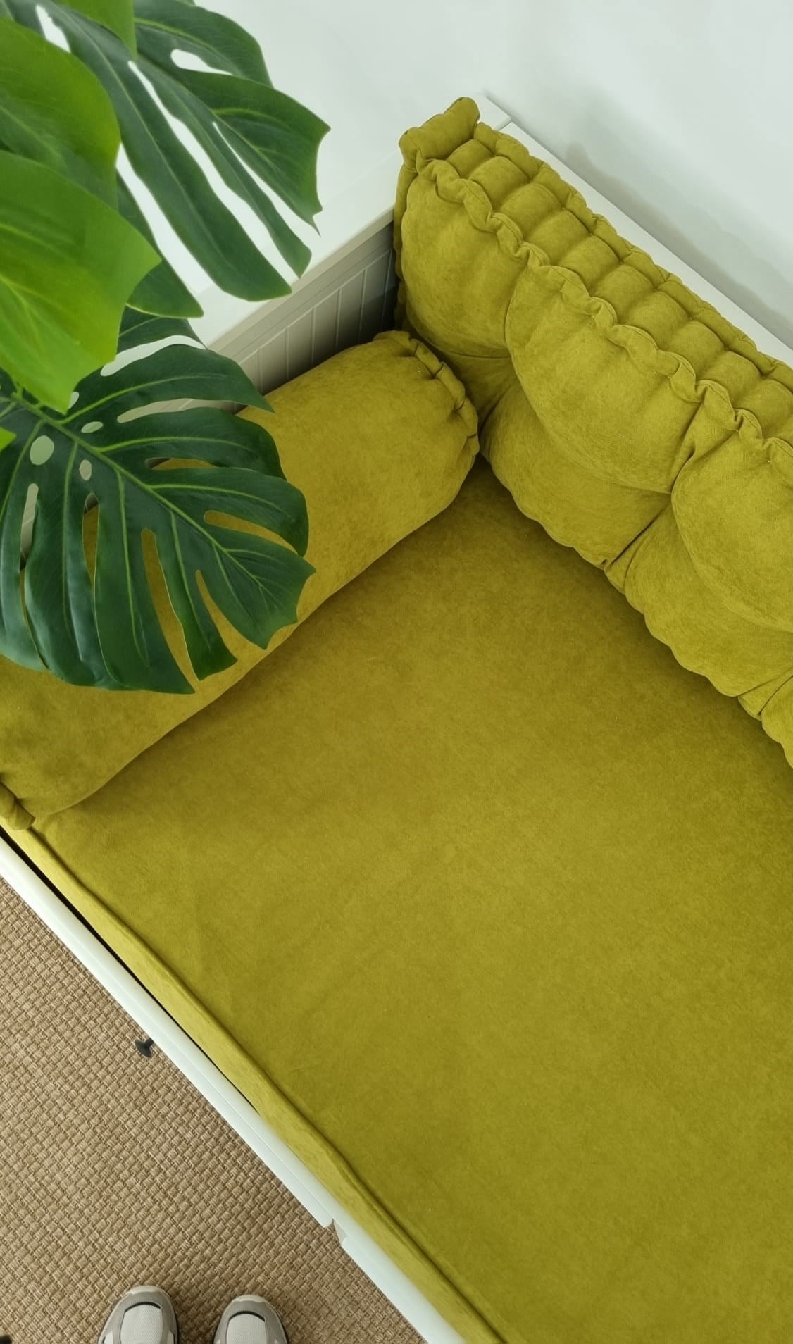 El İşçilikli Soft Kumaş Divan Seti