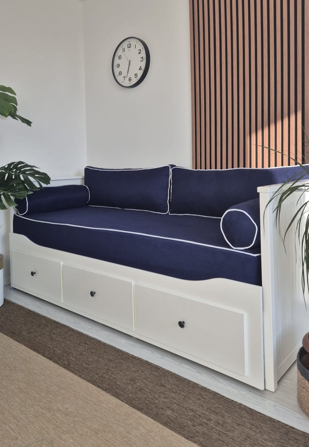 Fermuarlı Soft Kumaş Divan Seti
