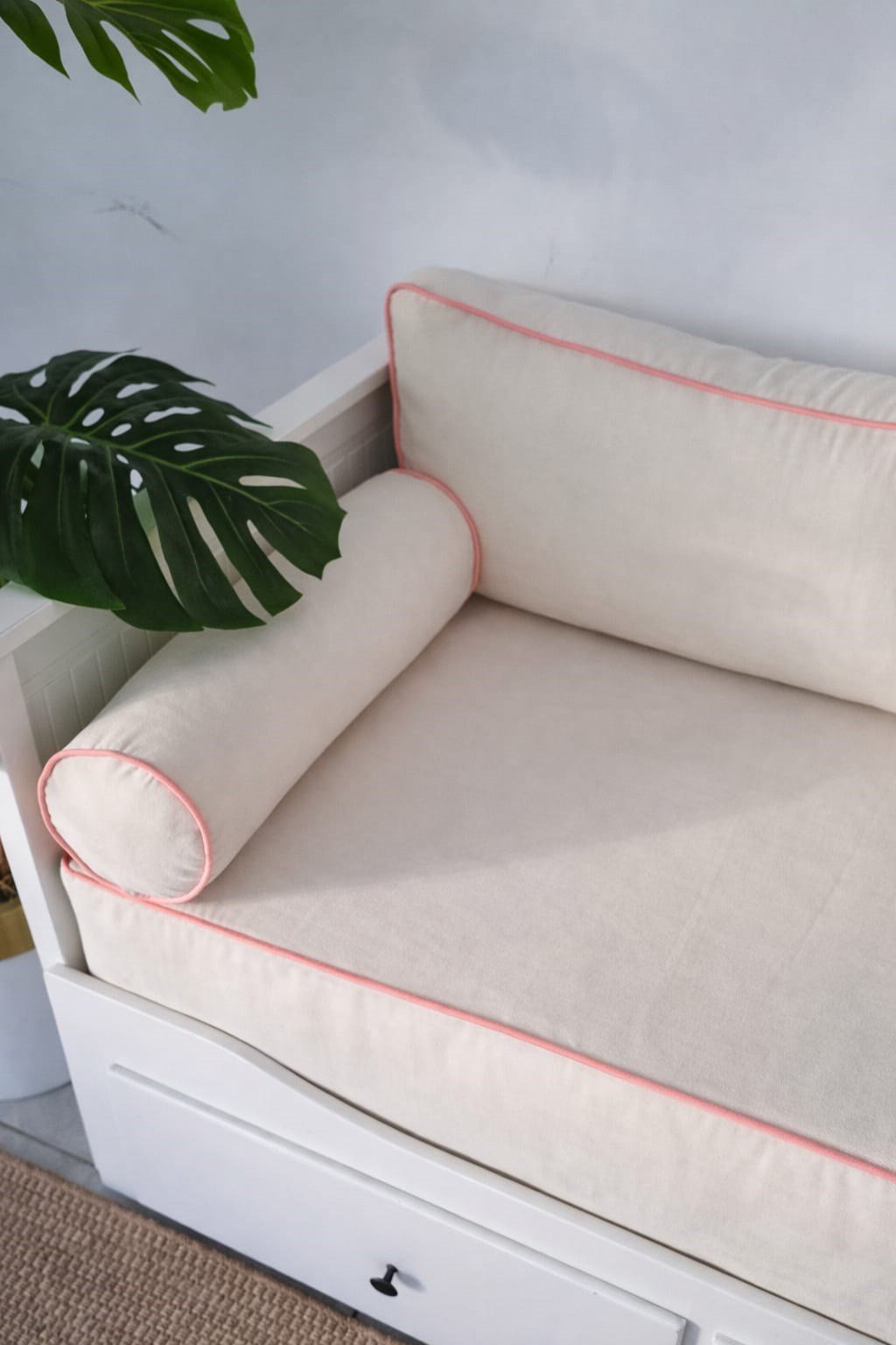 Fermuarlı Soft Kumaş Divan Seti