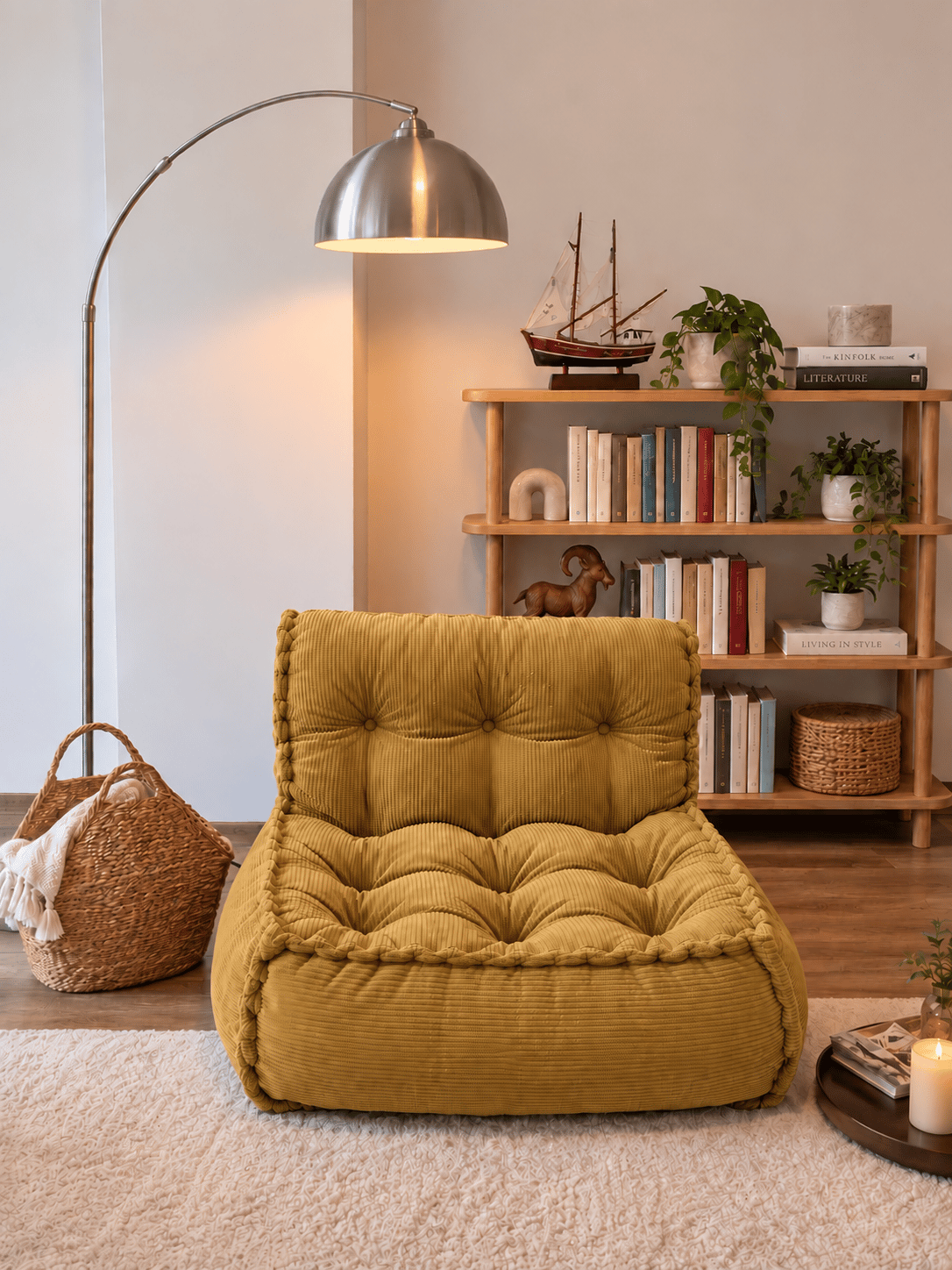 Lora Sofa Fitilli Kadife Kumaş