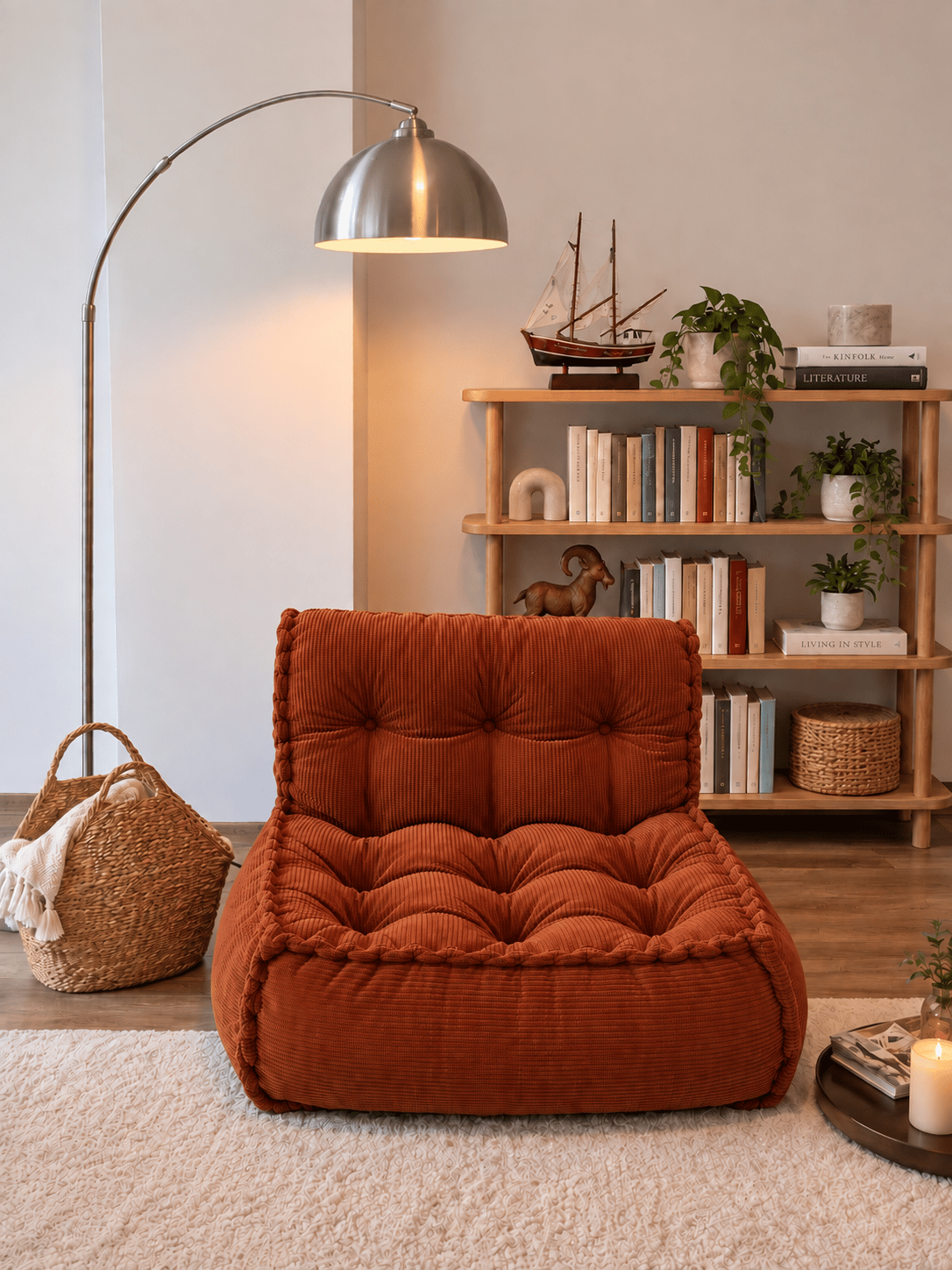 Lora Sofa Fitilli Kadife Kumaş