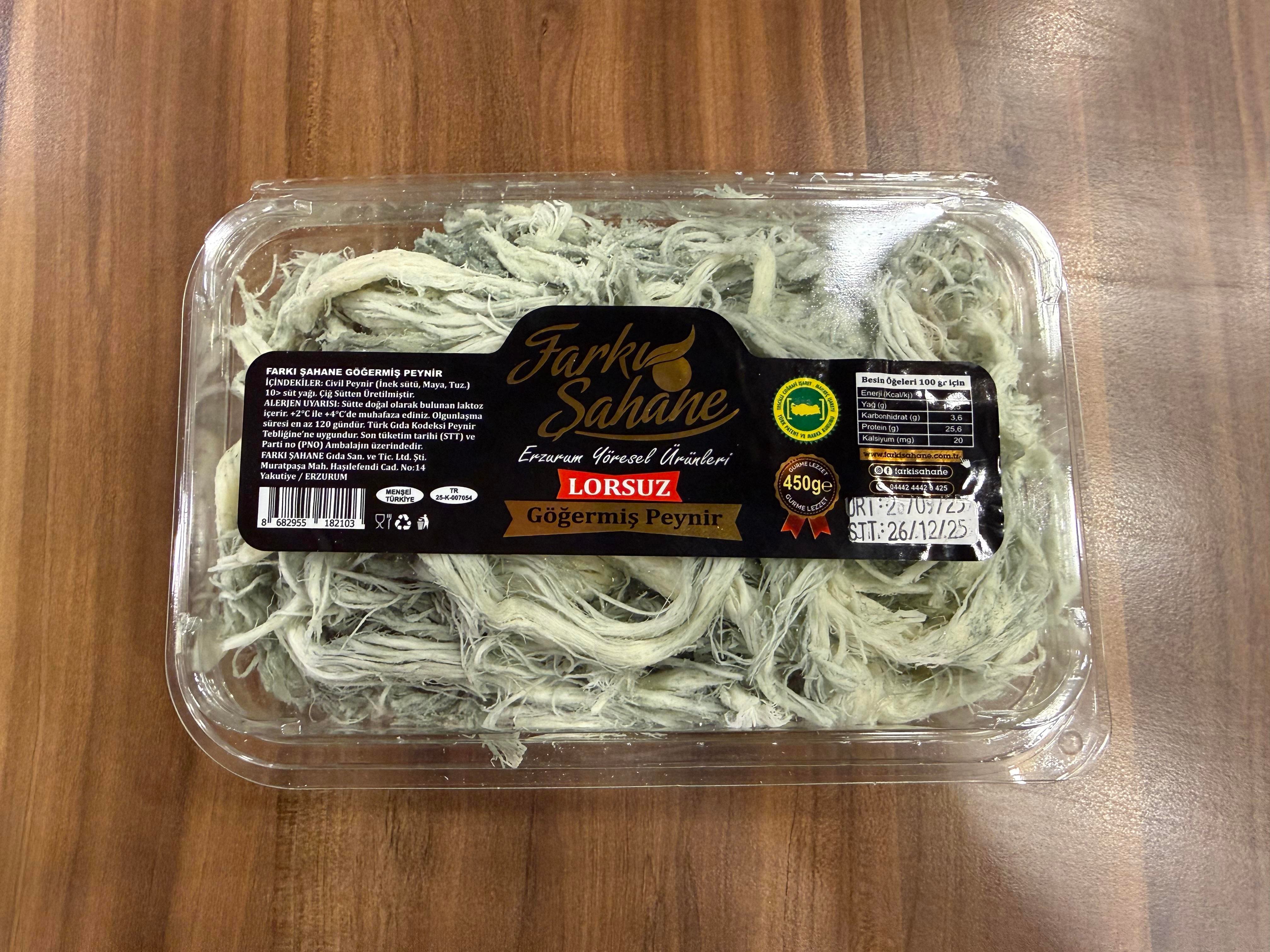 Farkı Şahane Göğermiş Peynir 450gr Kutu