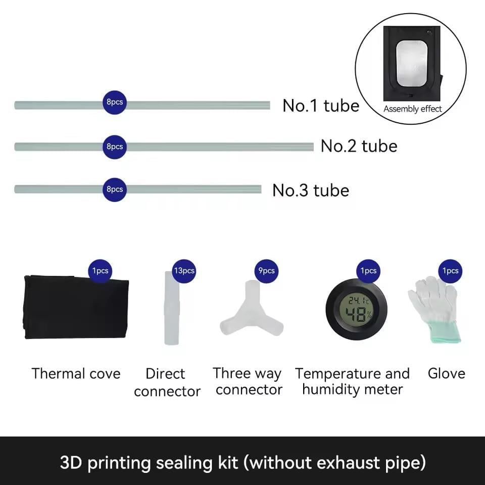 Bambu Lab A1/A1 Mini/ Ender 3 Serisi 3D Yazıcı Enclosed Kit