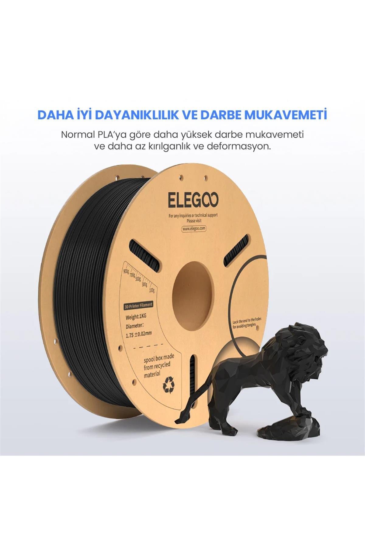 ELEGOO PLA+ Filament Red