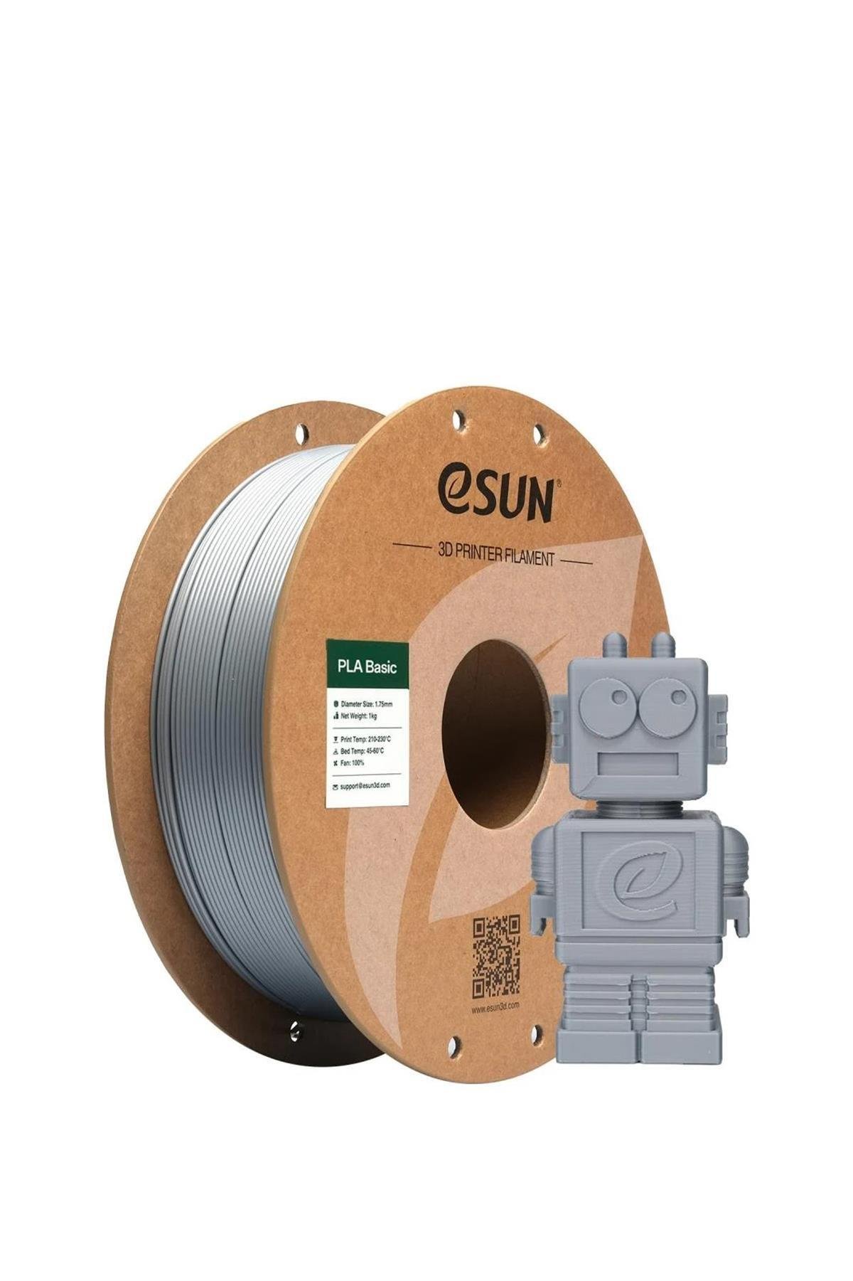 Esun PLA-Basic Filament Gümüş