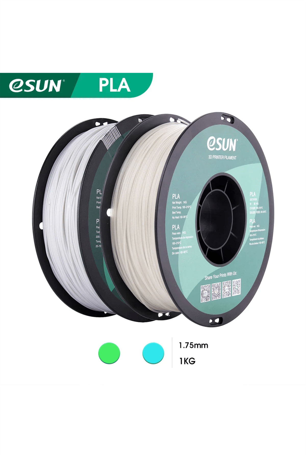 Esun PLA-Luminous Yeşil