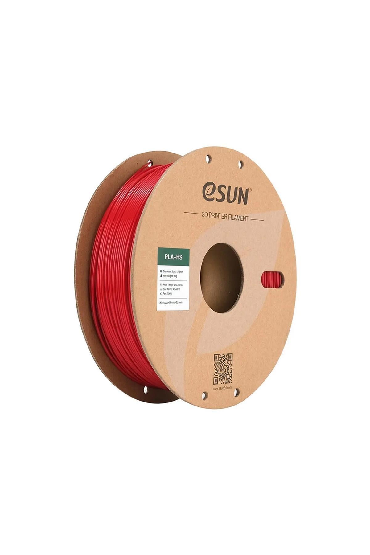 Esun PLA+HS Filament Fire Engine Red