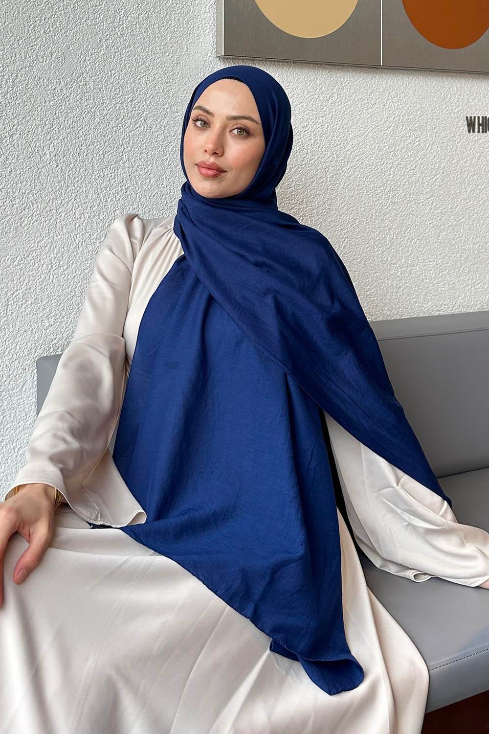 Comfort Pamuk Şal Gece Mavisi