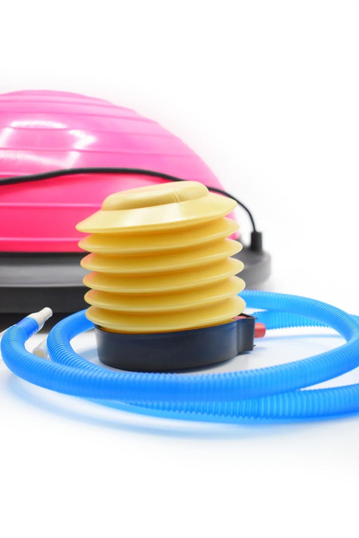 45 Cm Bosu Ball Yarim Denge Topu Pilates Aleti Direnc Lastikli Pompa Dahildir