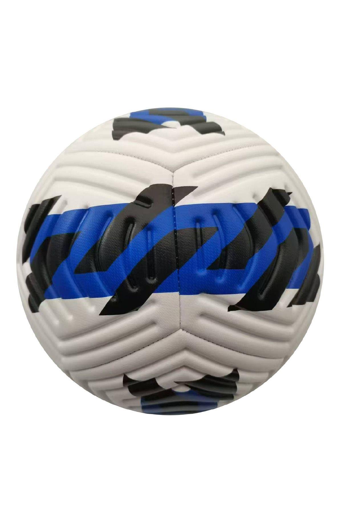 5 Numara Futbol Topu Pompa Hediyeli Mavi