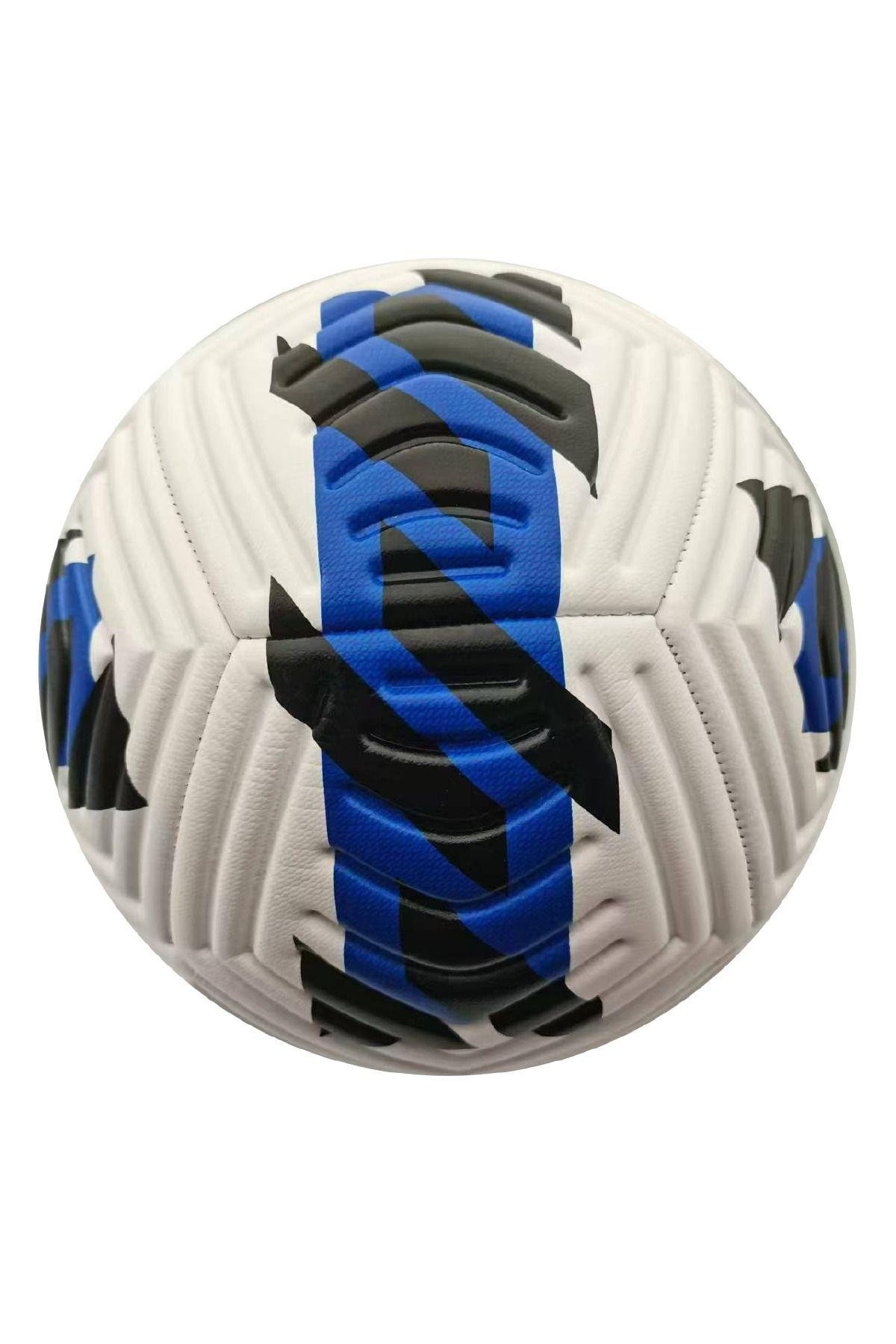 5 Numara Futbol Topu Pompa Hediyeli Mavi