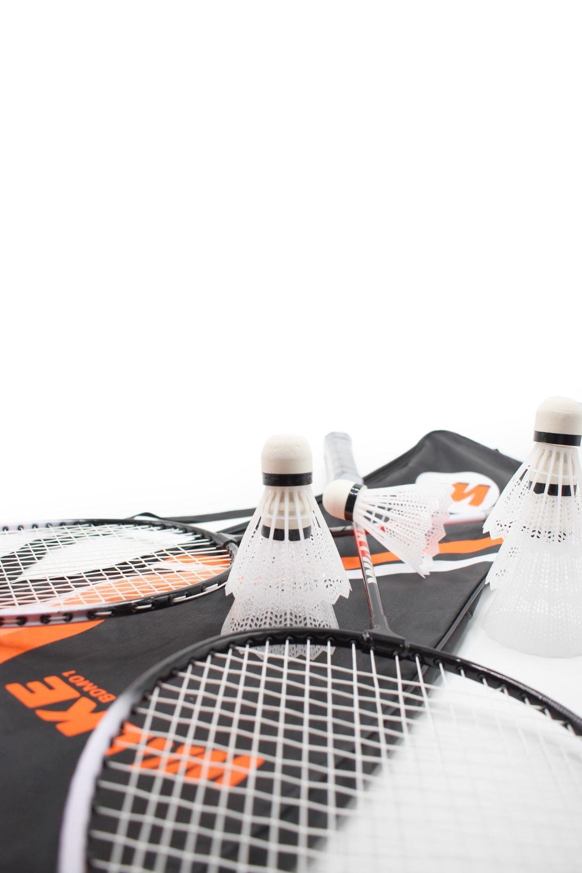 Badminton Raket Seti Çantalı 6 Adet Top Hediyeli