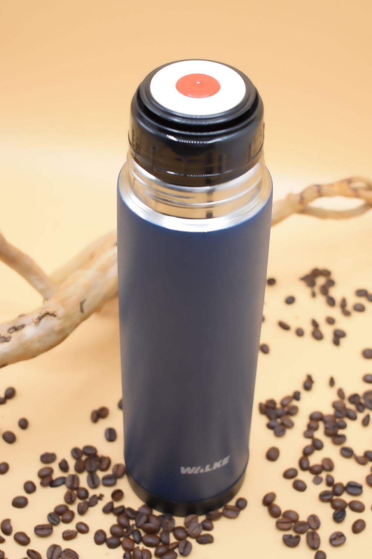 Premium 750 ml Çift Katmanlı Paslanmaz Çelik Termos Bardaklı 0,75 ml