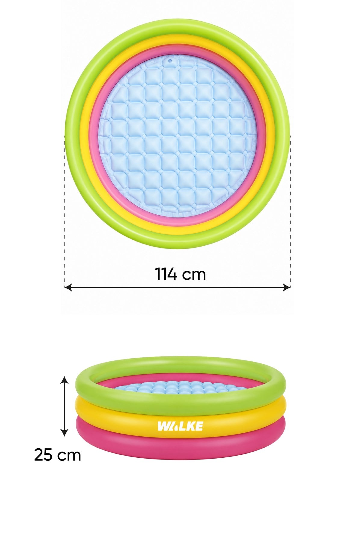 WALKE 14103 3 BOĞUMLU ŞİŞME HAVUZ 114*25