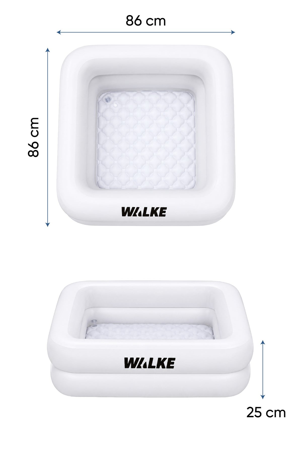 WALKE 14112 ŞİŞME KARE HAVUZ 86*86*25
