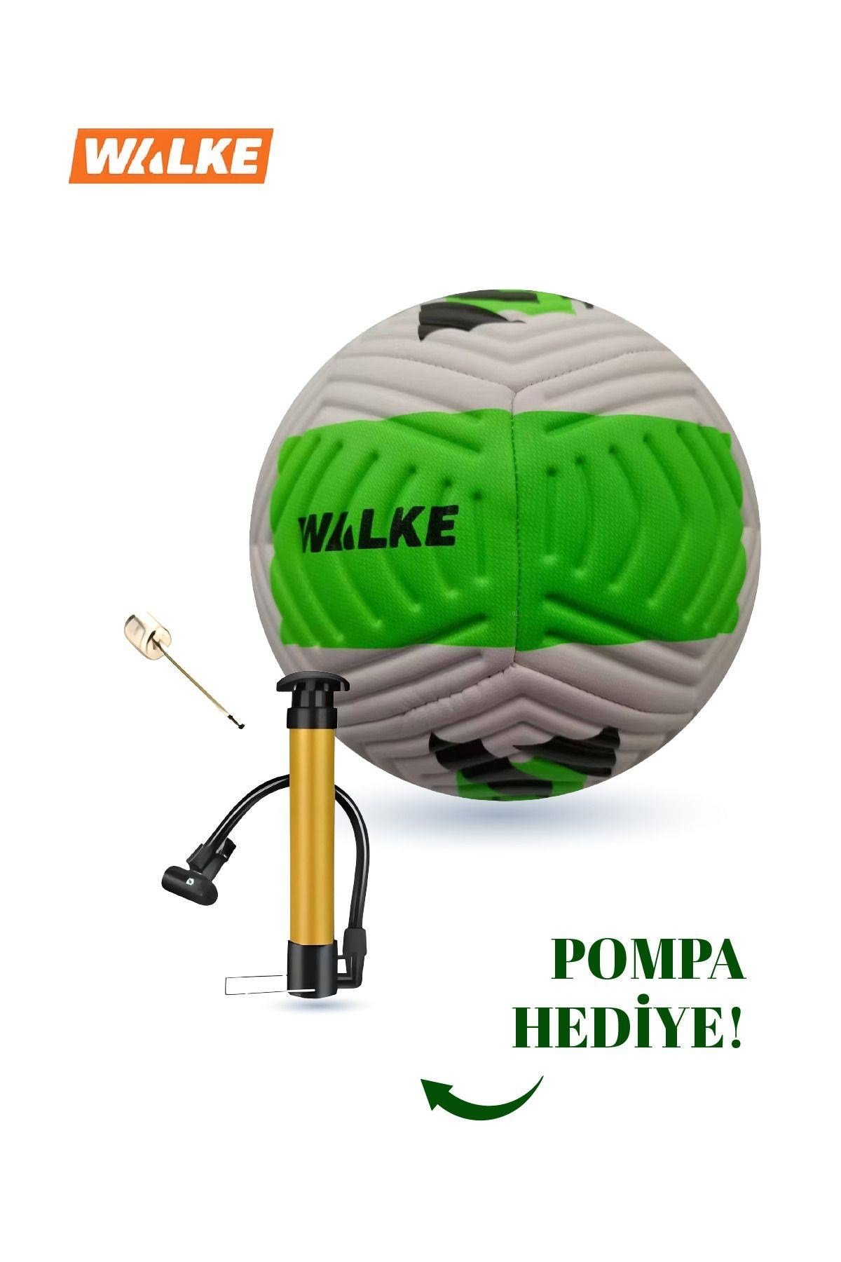 Walke 5 Numara Futbol Topu Pompa Hediyeli Yeşil
