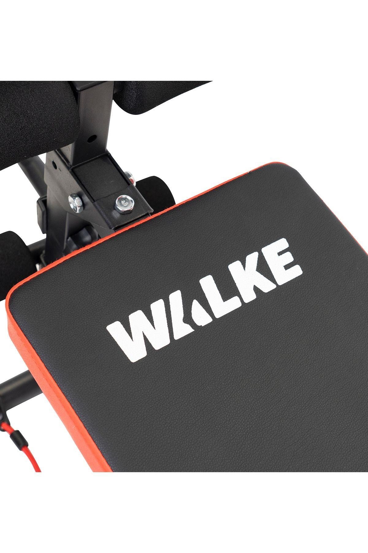 Walke Bench Fitness Ağırlık Sehpası - Katlanabilir Mekik Aleti ve Boks Topu - Tüm Vücut Egzersiz Aleti