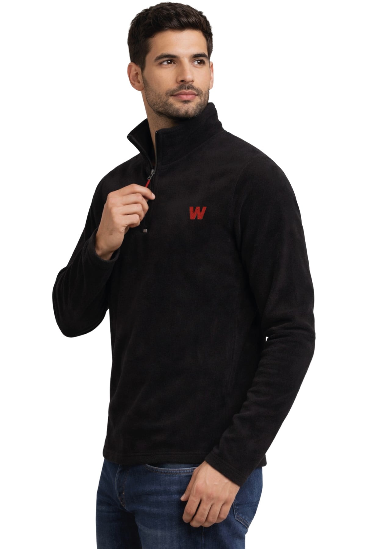 WALKE ERKEK YARIM  FERMUAR POLAR BEDEN-XL
