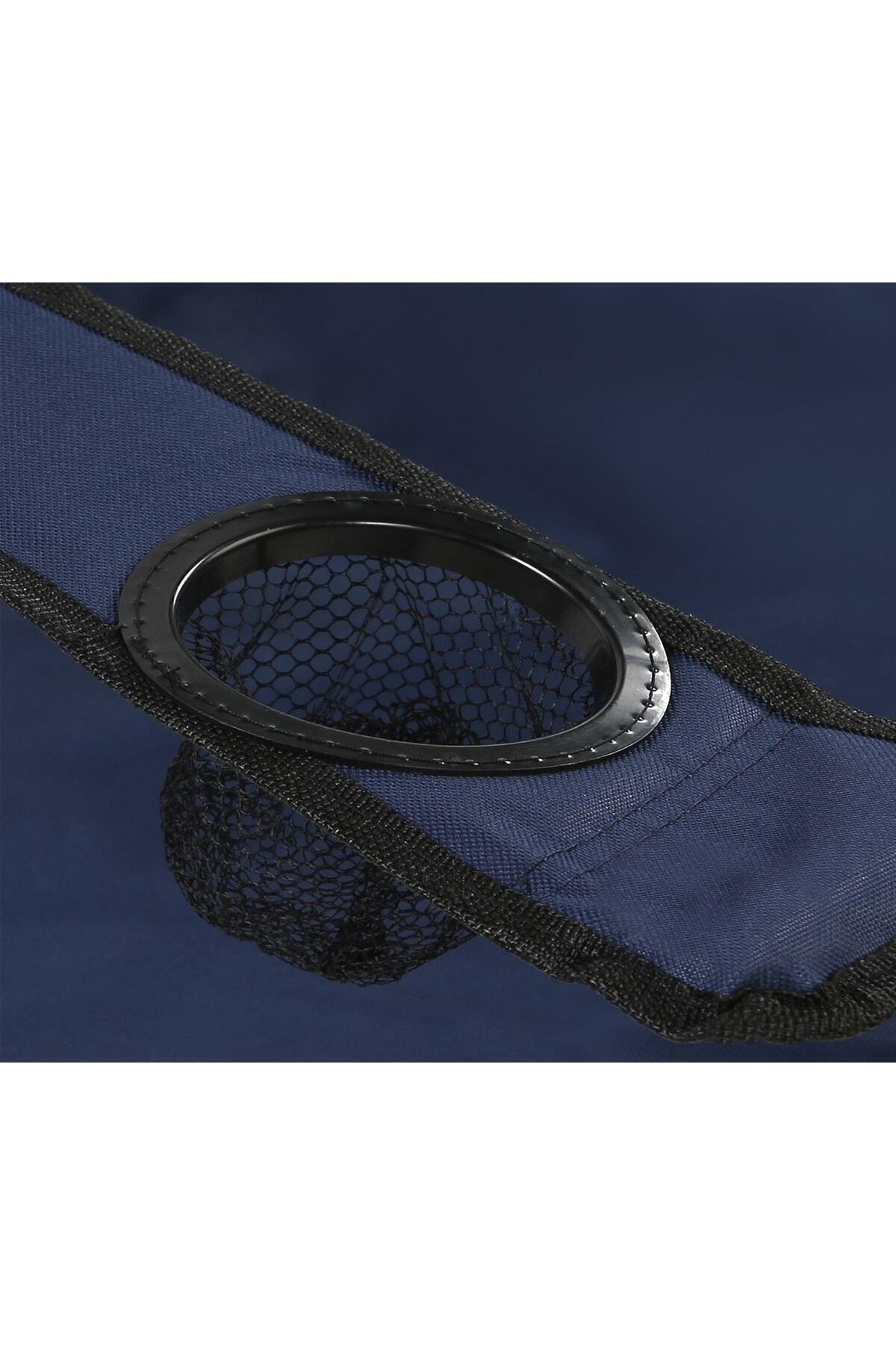 Walke Katlanabilir Mavi Sandalye Ergonomik Tasarım ile Taşıma Çantalı Kamp ve Piknik İçin Uygun