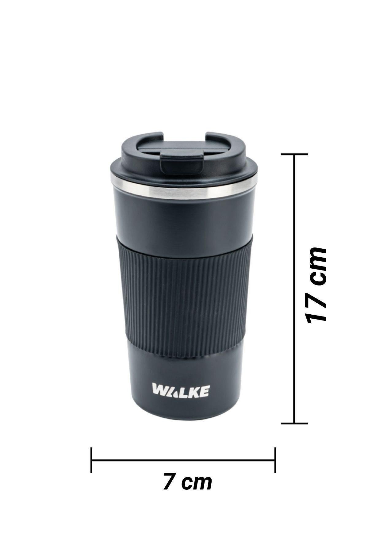 Walke Luxury Özel Tutma Yeri Paslanmaz Çelik Bardak Termos 500 ML
