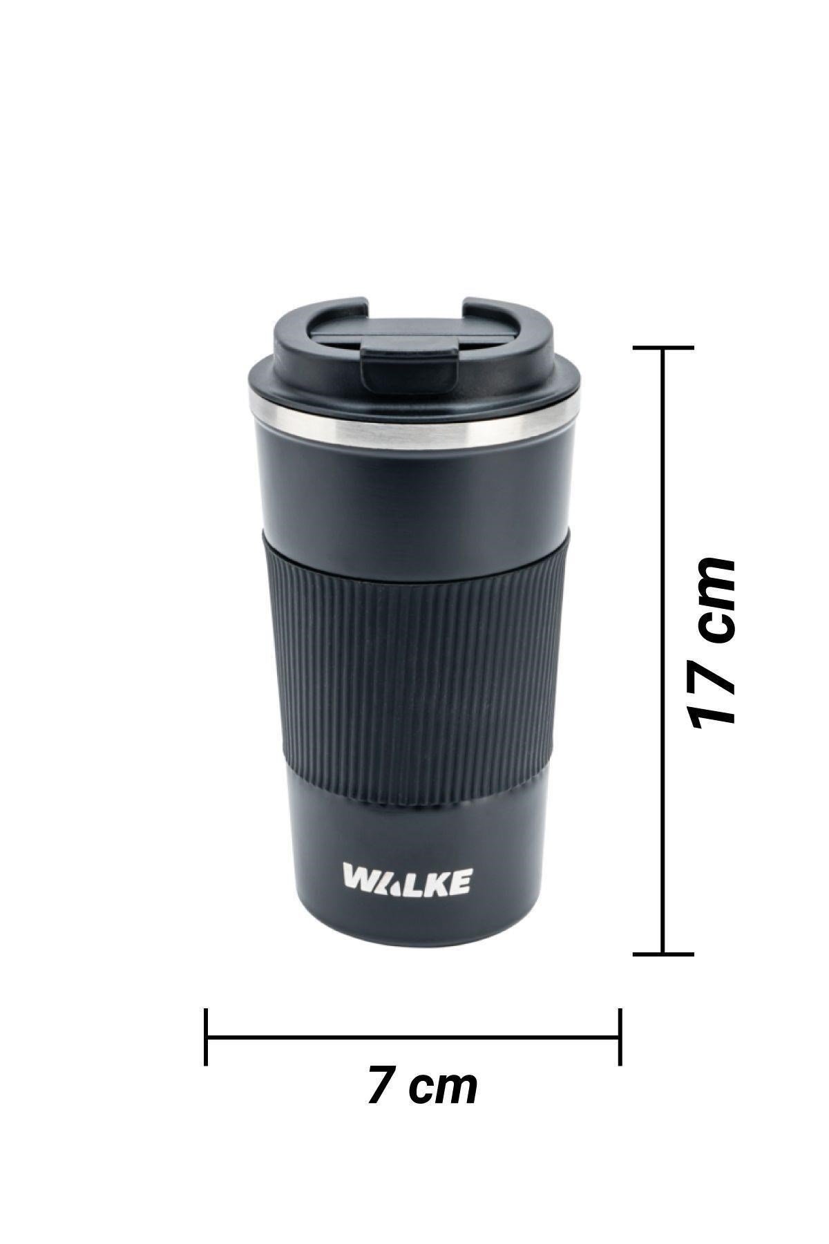 Walke Luxury Özel Tutma Yeri Paslanmaz Çelik Bardak Termos 500 ML