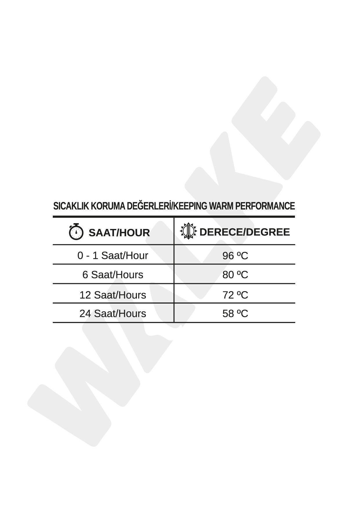 Walke Luxury Pipetli Bardak Termos 1.2 Litre