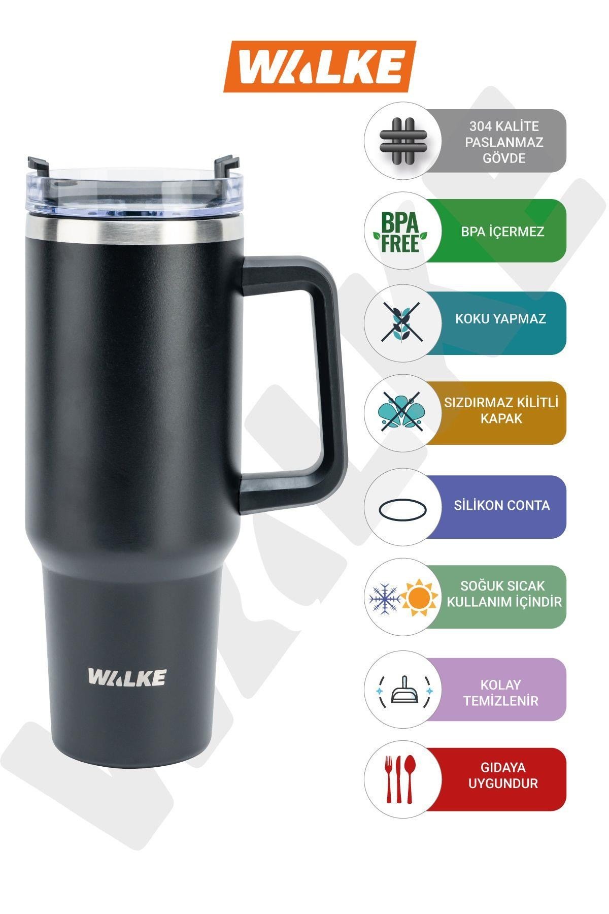 Walke Luxury Pipetli Bardak Termos 1.2 Litre
