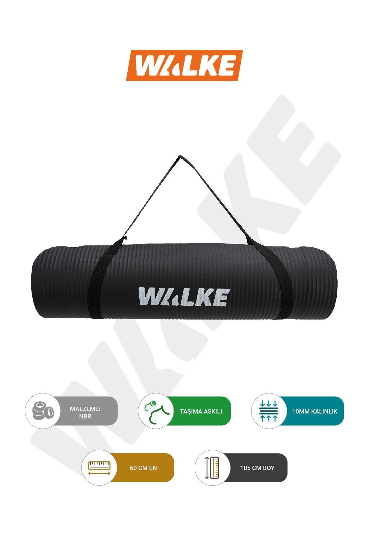 Walke Premium 10 mm Taşıma Askılı Pilates Minderi Yoga Matı