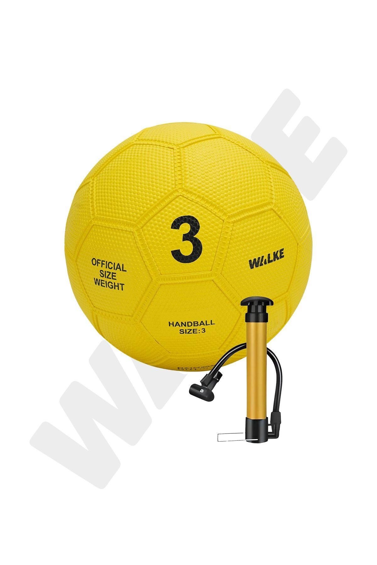 Walke Premium 3 Numara Kauçuk Hentbol Topu Pompa Hediyeli