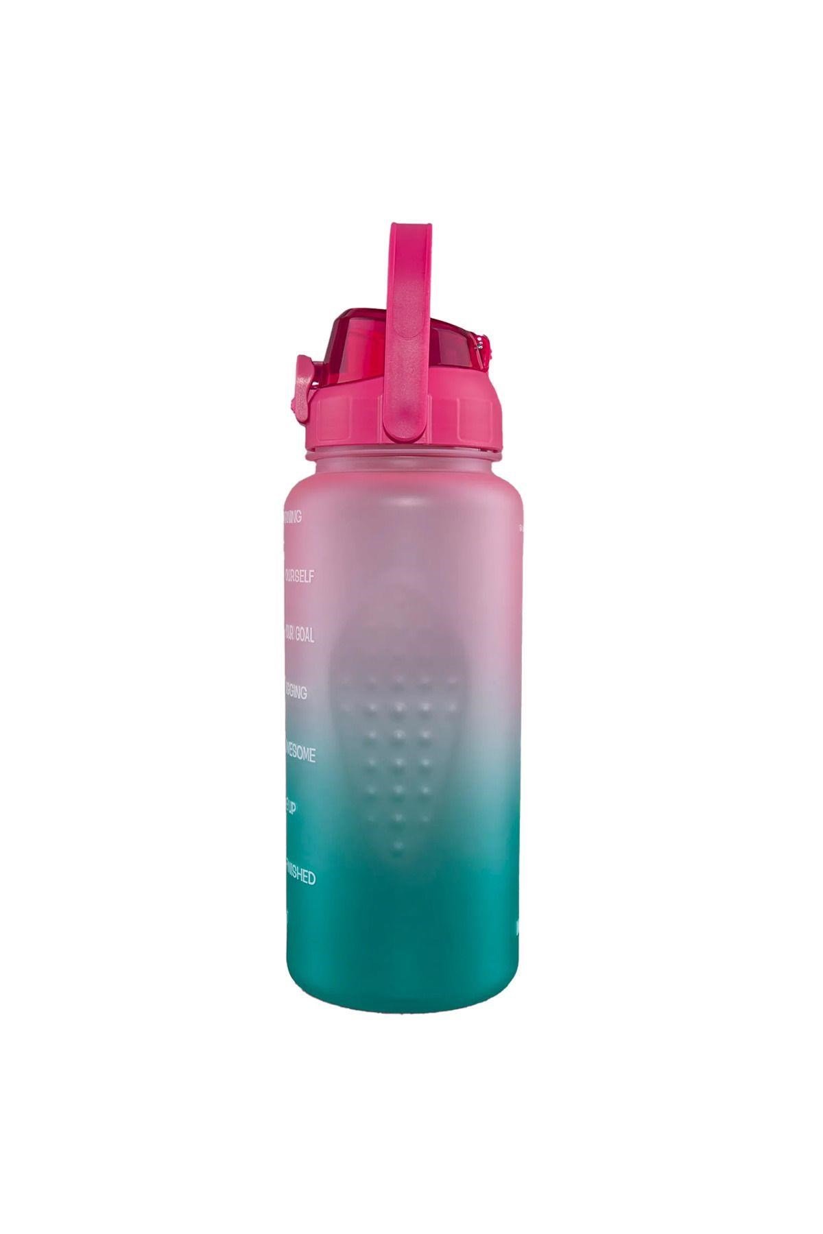Walke Premium Bottle 2.2 Litre Motivasyonel Tritan Su Matarası Su Şişesi Suluk (BPA İÇERMEZ)