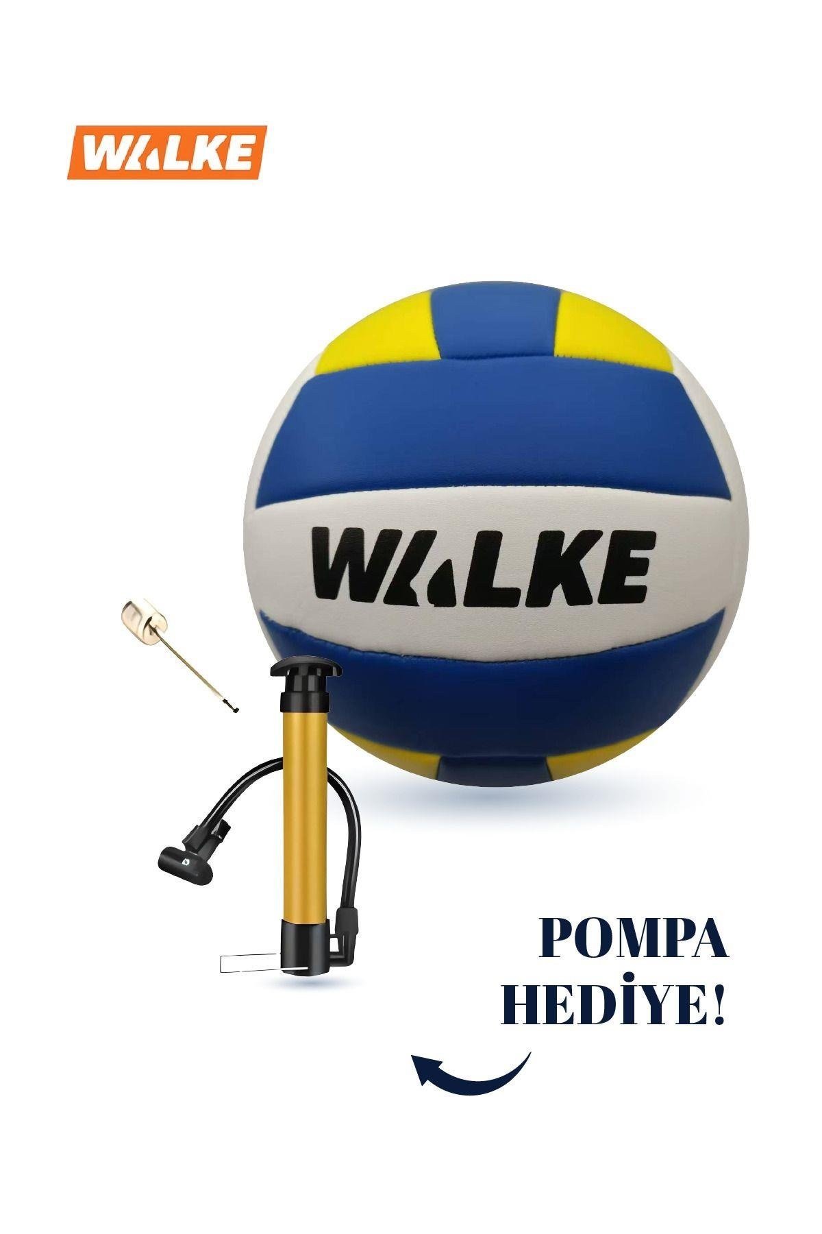 Walke Premium Dikişli Voleybol Topu Pompa Hediyeli