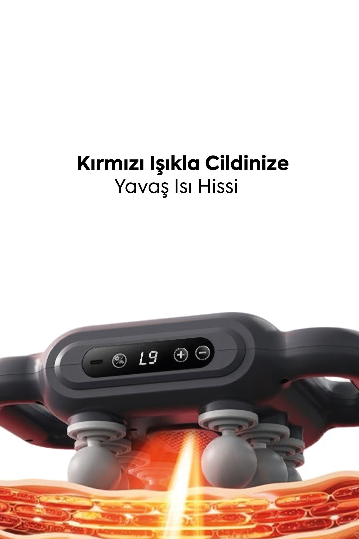 Walke Premium Isıtmalı Çok Başlıklı Elektrikli Tüm Vücut Masaj Aleti V-01